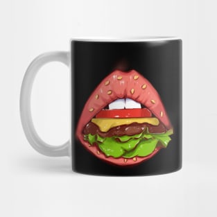 Lips-burger Mug